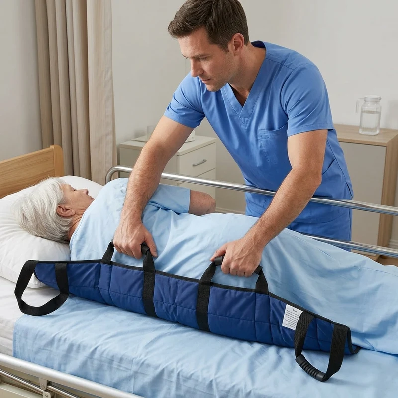 Gevoerde Overdraagmat voor Senioren – Comfortabele Transfer Hulp voor Bed & Ligondersteuning | Sansoti