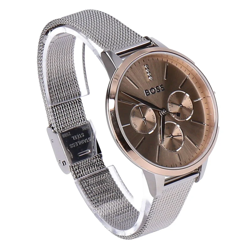 HUGO BOSS Symphony Multi Edelstahl Rose Damen Armbanduhr