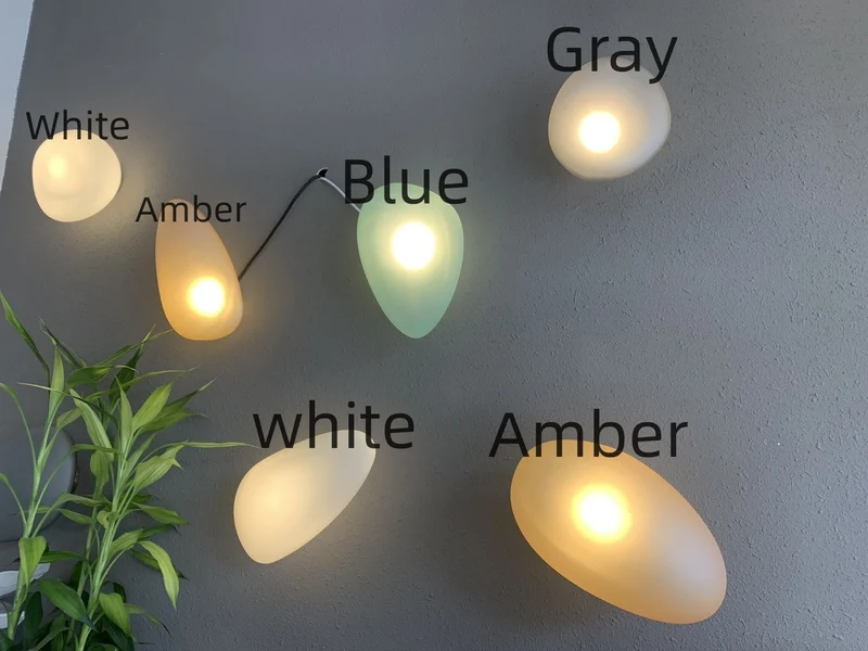 Moderne Glazen Wandlamp met Sfeervolle Ovale Kap – Stijlvolle Minimalistische Verlichting voor Hal Slaapkamer Woonkamer | Sansoti