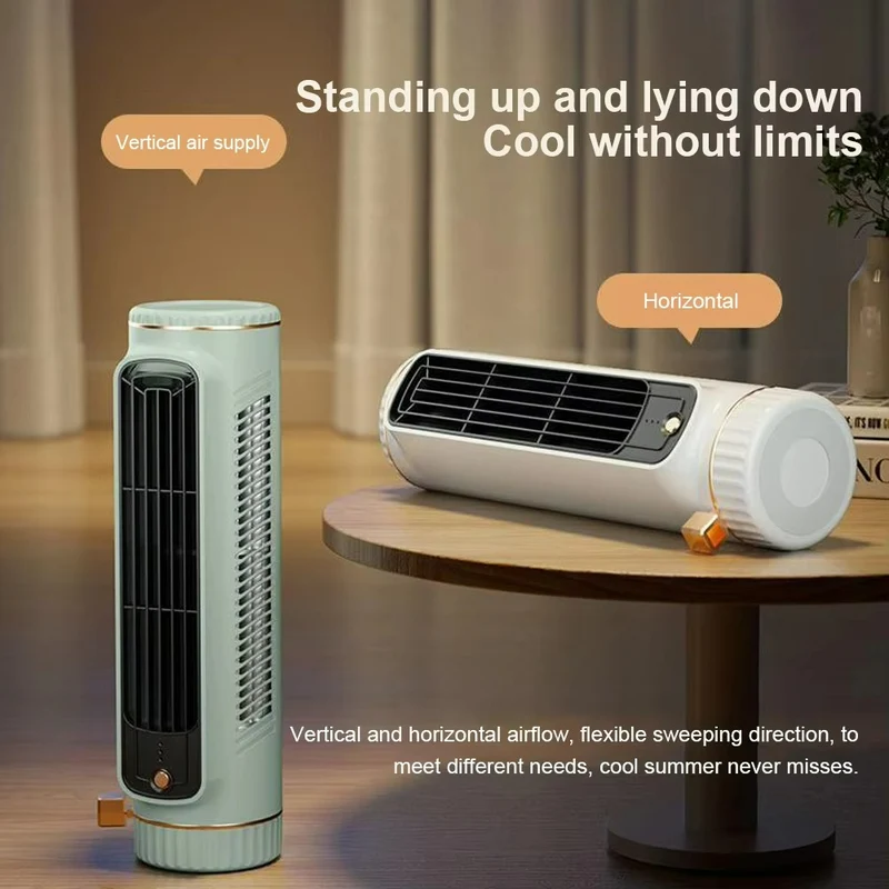 Bladloze Ventilator met 360° Luchtcirculatie en IJsverfrissende Technologie – Stille Werking & Veilig Ontwerp | Sansoti
