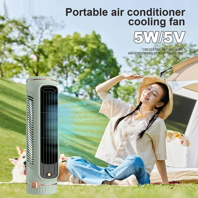 Bladloze Ventilator met 360° Luchtcirculatie en IJsverfrissende Technologie – Stille Werking & Veilig Ontwerp | Sansoti