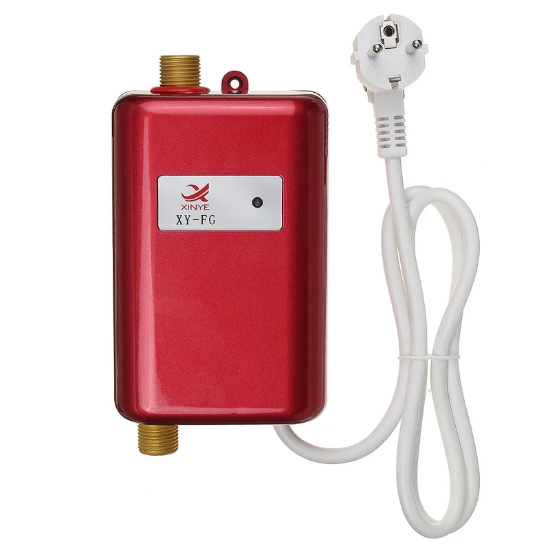 Tankloze Doorstroomverwarmer 3.8kW – Compacte Elektrische Boiler met Temperatuurbeveiliging en Direct Heet Water – 60°C Slimme Heetwaterverwarmer voor Keuken en Badkamer | Sansoti