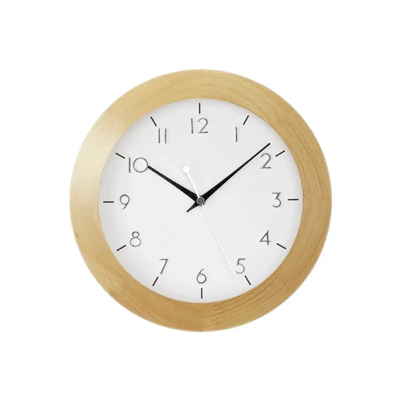 AMS F5836Q Wanduhr Buche • Quarzwerk • Mineralglas