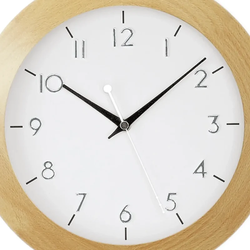 AMS F5836Q Wanduhr Buche • Quarzwerk • Mineralglas