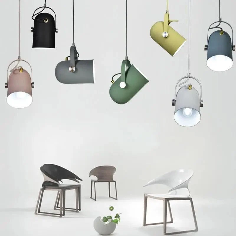 Moderne Hanglamp met Verstelbare Kabel voor Slaapkamer – Scandinavisch Design met Kleuraccenten | Sansoti