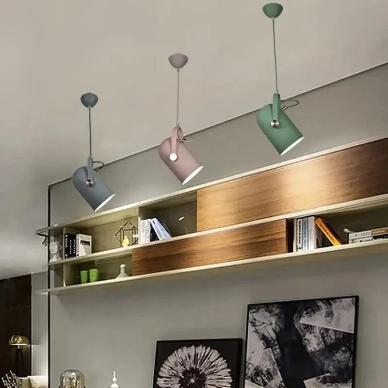 Moderne Hanglamp met Verstelbare Kabel voor Slaapkamer – Scandinavisch Design met Kleuraccenten | Sansoti