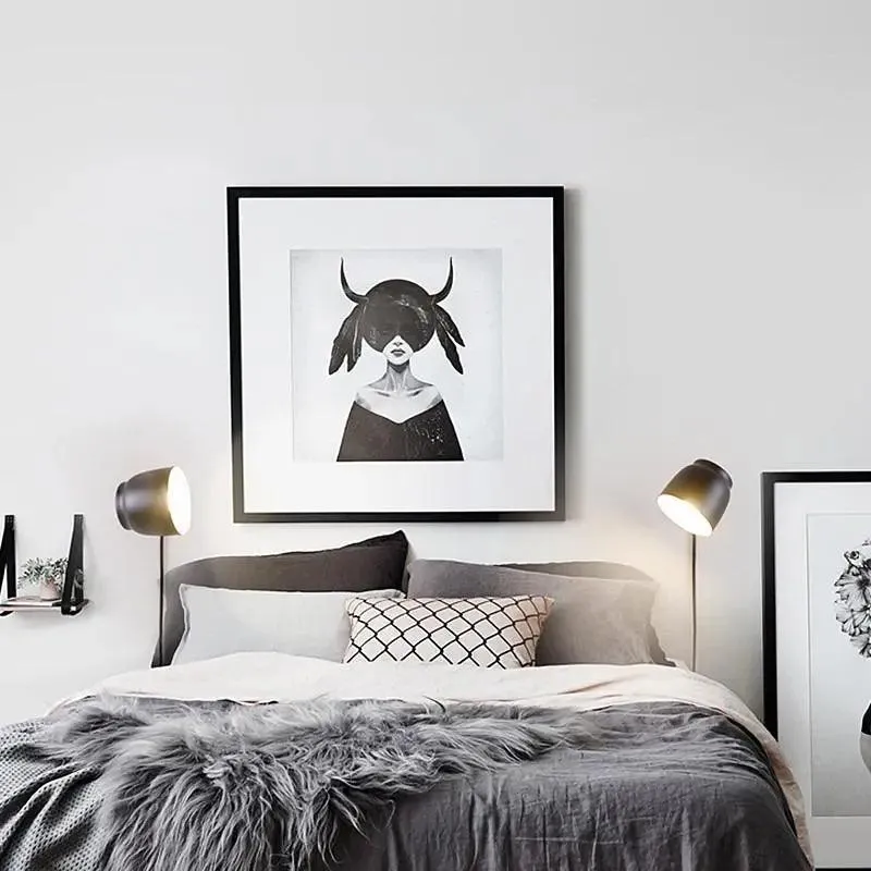 Oona Plug-in Wandlamp – Scandinavische Wandspot met Stekker – Flexibele Stijlverlichting voor Slaapkamer | Sansoti