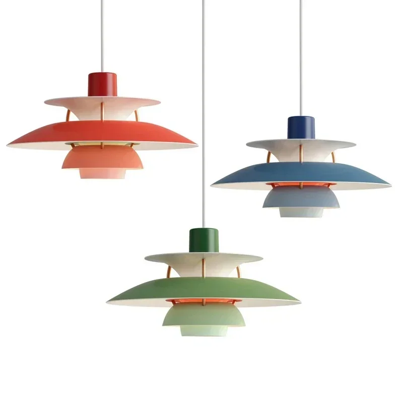 Kleurrijke Hanglamp – Modern Design met Meerdere Kleuren en Maten – Scandinavisch Geïnspireerde Verlichting voor Woonkamer Eetkamer Entree | Sansoti