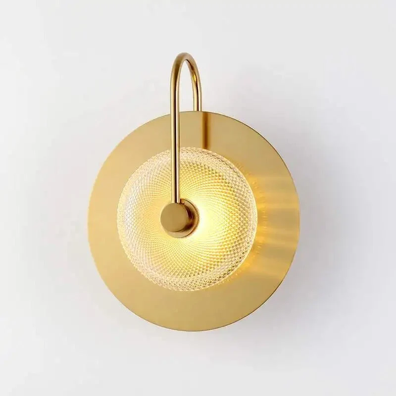 Messing Wandlamp met Glazen Kap - Modern Scandinavisch Design - Groen & Helder Glas - 2 & 3-Lichtpunt Opties | Sansoti