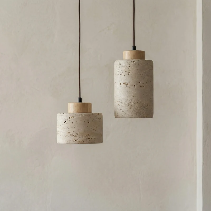 Vidar – Moderne Stenen Hanglamp met Natuurlijke Textuur | Sansoti