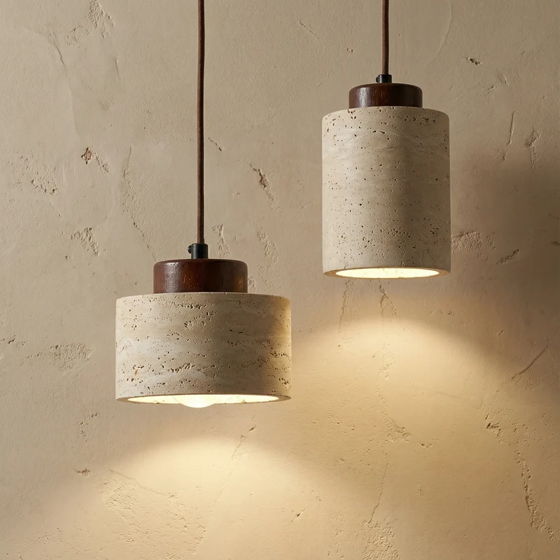 Vidar – Moderne Stenen Hanglamp met Natuurlijke Textuur | Sansoti