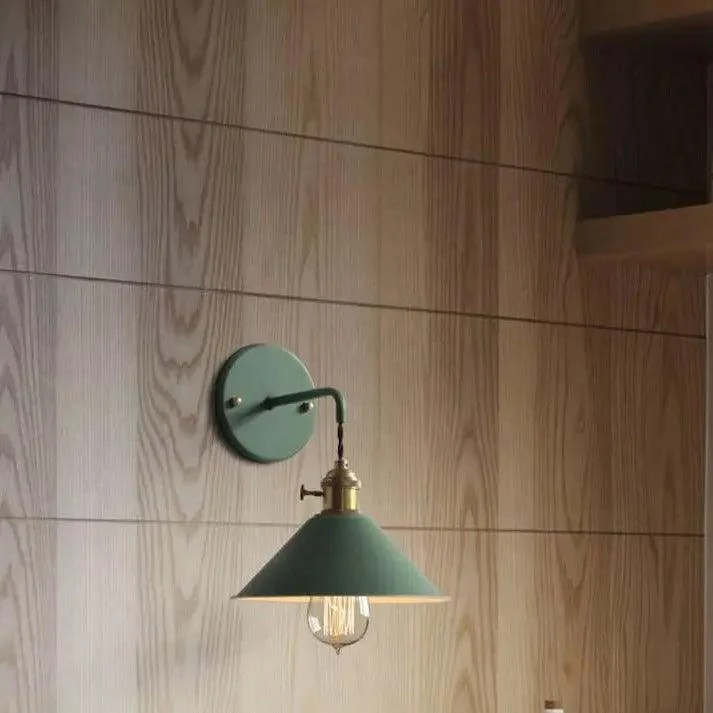 Vintage Wandlamp met Geplateerd Metaalafwerking – Elegant Lichtarmatuur in 7 Kleuren | Sansoti