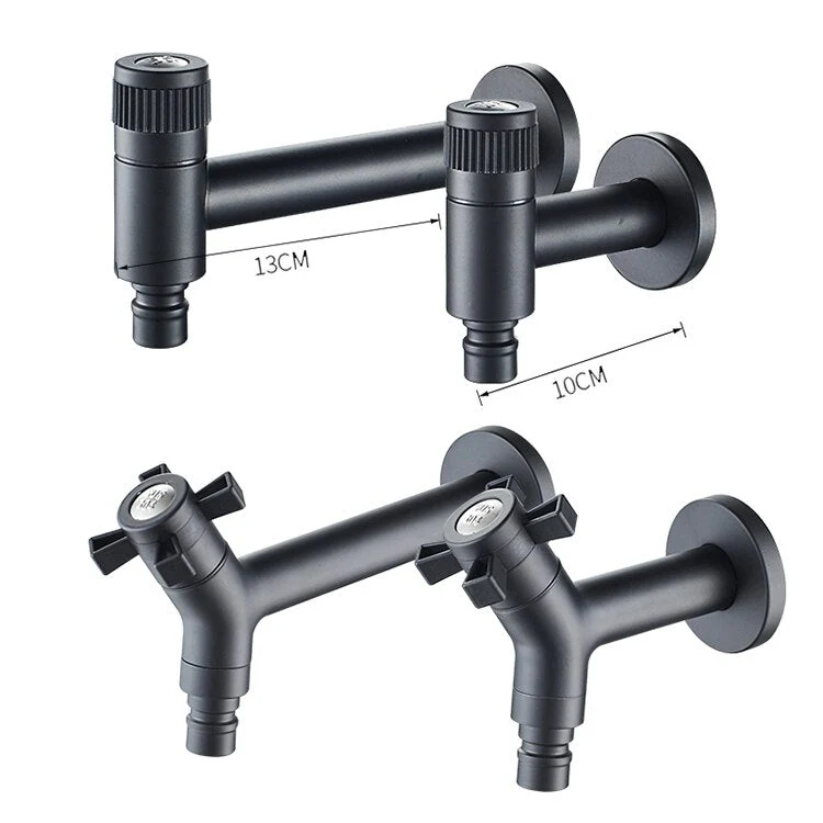 Moderne Wateraansluitkraan met Wandmontage – Outdoor Tuinkraan met Messing Kernklep | Sansoti