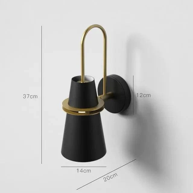 Scandinavische Wandlamp Nordic – Minimalistische Metalen Verlichting voor Moderne Interieurs – Bedrading – Sansoti