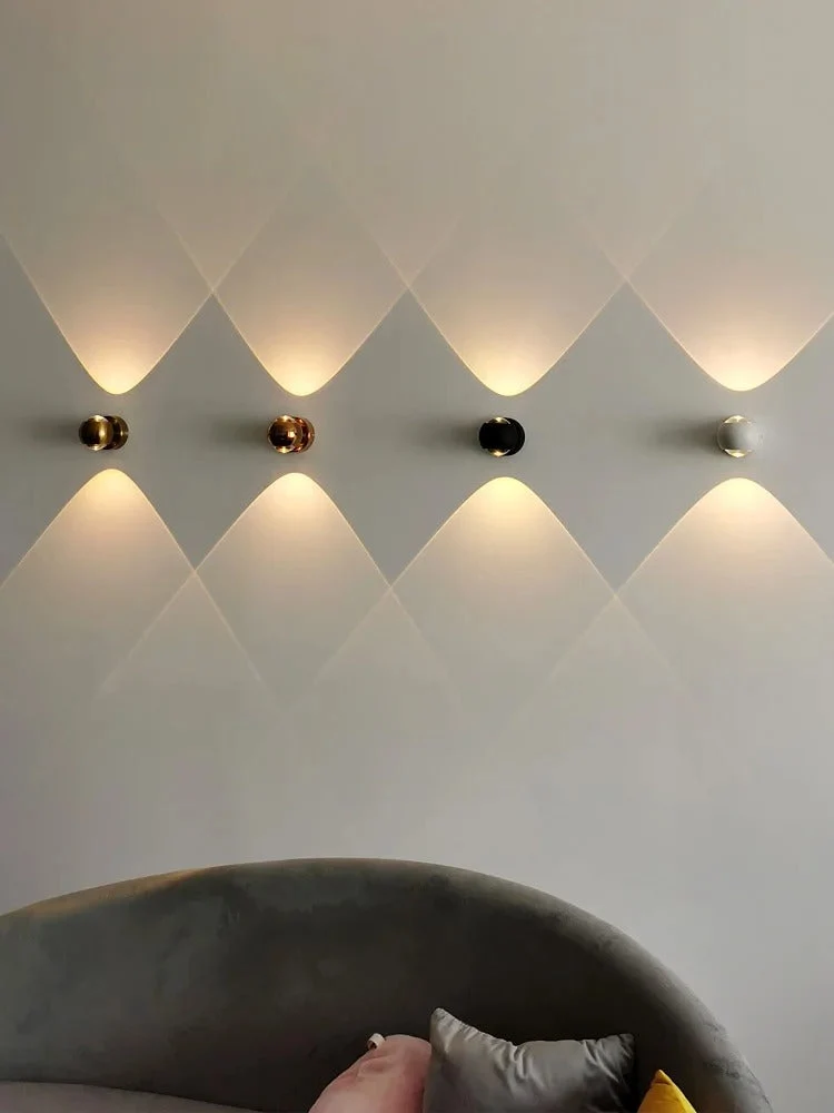 Moderne Wandlamp met LED Verlichting – Messing Afwerking voor Hal & Woonkamer | Sansoti