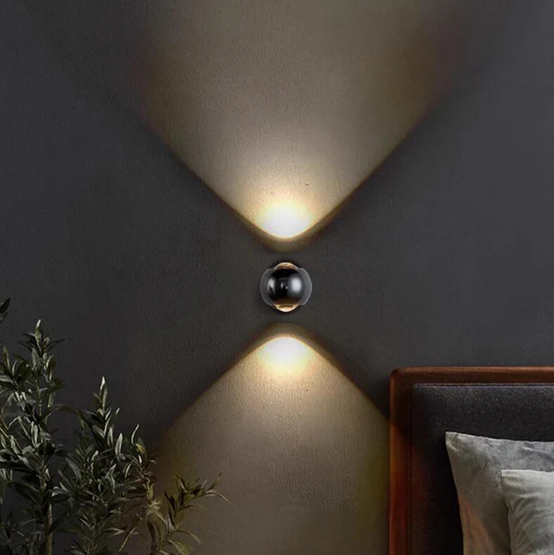 Moderne Wandlamp met LED Verlichting – Messing Afwerking voor Hal & Woonkamer | Sansoti