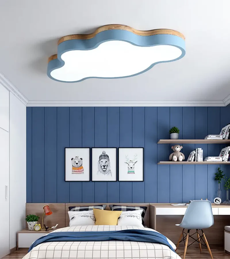 Wolk Plafondlamp LED voor Kinderkamer – Speels & Zacht Licht | Sansoti