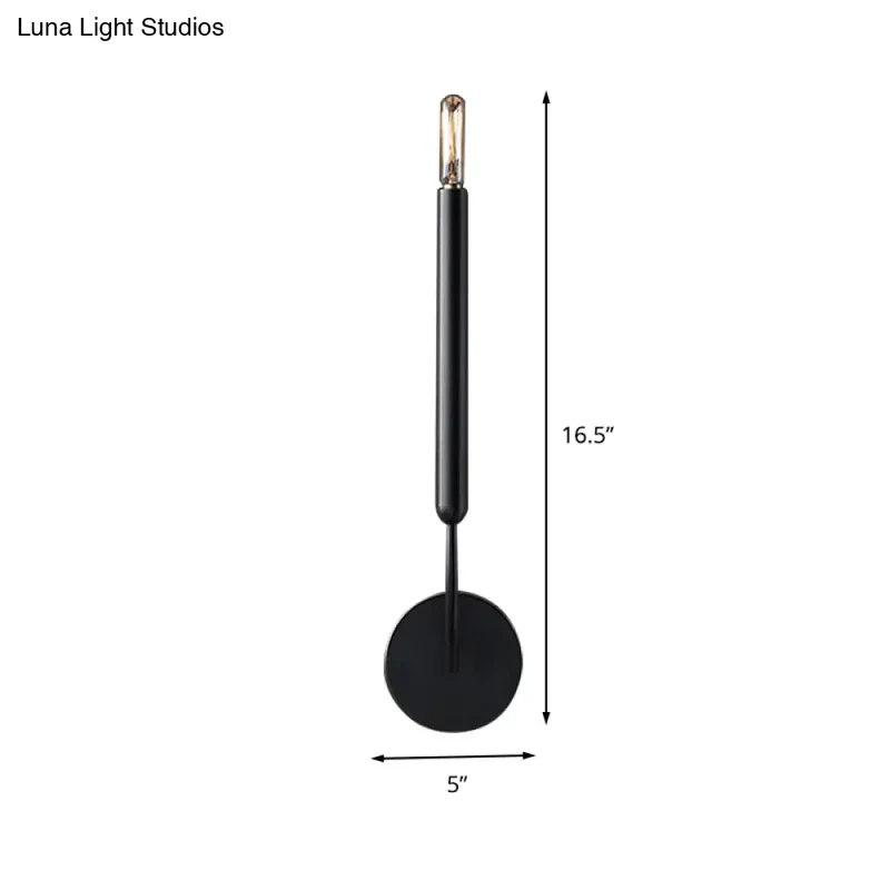 Klassieke Wandlamp Tubelamp – Messing of Zwart Armatuur met Vintage Karakter | Sansoti