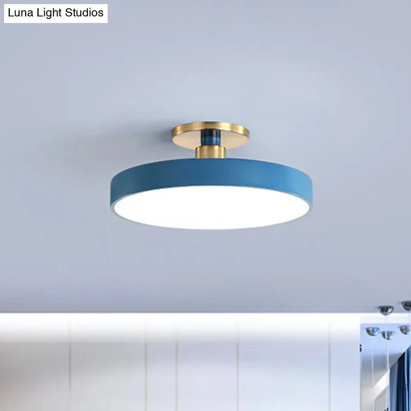 Ronde LED Plafondlamp Nordic Style – Modern Design voor Slaapkamer & Woonkamer | Sansoti