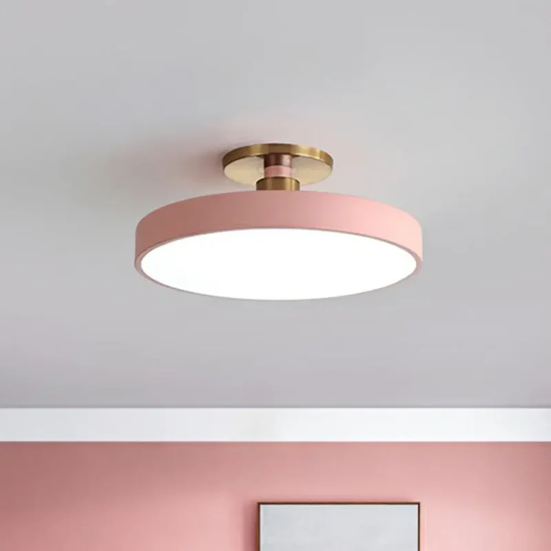 Ronde LED Plafondlamp Nordic Style – Modern Design voor Slaapkamer & Woonkamer | Sansoti