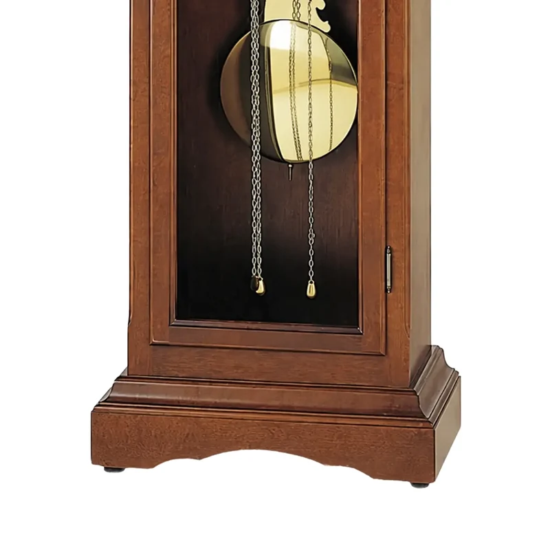 AMS S2021/1 Standuhr Nussbaum • Westminster Kettenzugwerk • Mondphase
