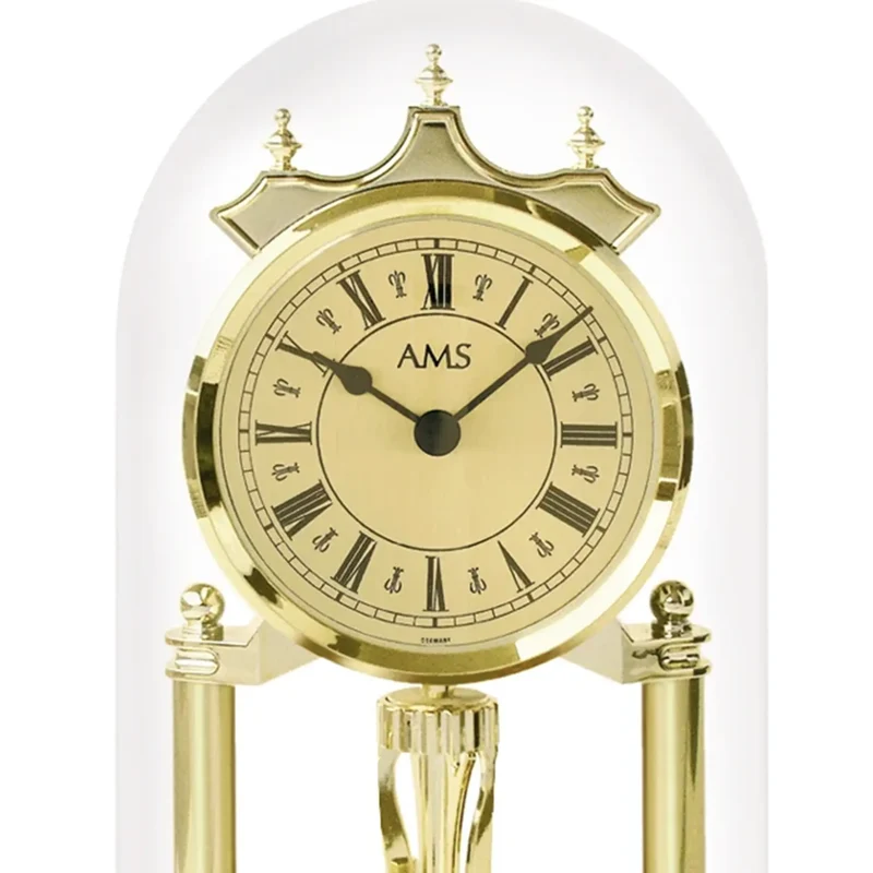 AMS Camille J1203 Standuhr Gold • Quarzwerk • Handgefertigt in Deutschland