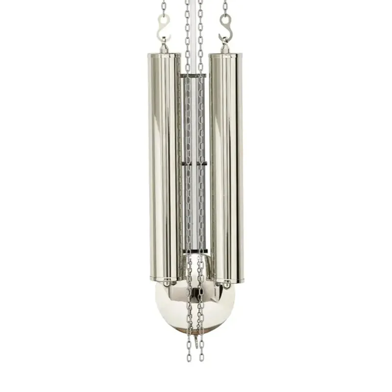 AMS Heimuhr H358 Wanduhr Silber • 8-Tage Schlagwerk auf Glocke • Schlagabstellung
