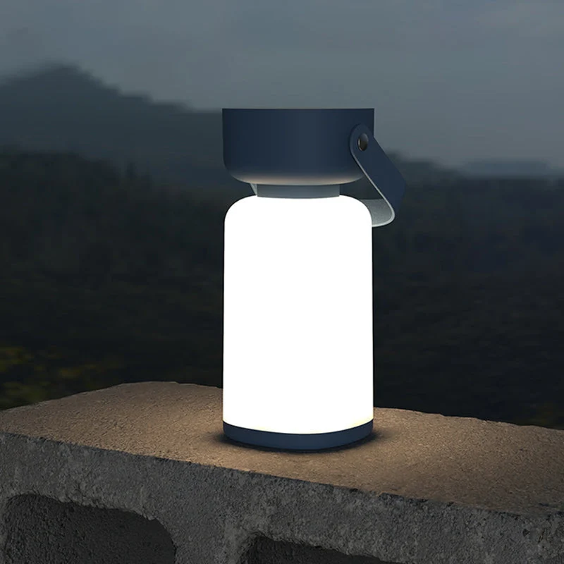 Draagbare LED Tafellamp Cilinder – Waterdicht Modern Design Oplaadbaar USB | Sansoti