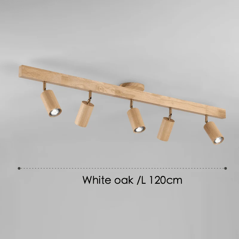 Modulaire Houten Plafondlamp met Verstelbaar Licht – Scandinavisch Design | Sansoti