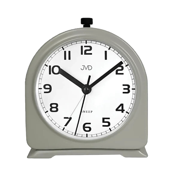 JVD Wecker SRP2221.3 • Lautloses Uhrwerk • Metallgehäuse
