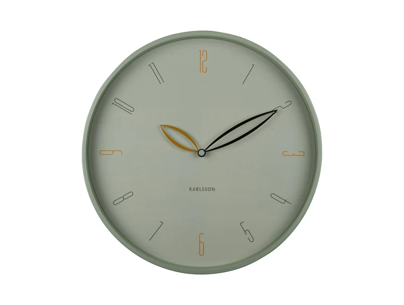 Karlsson Petals KA6012GR Wanduhr Grayed Jade • Geräuschloses Sweep-Uhrwerk • Design von Boxtel & Buijs