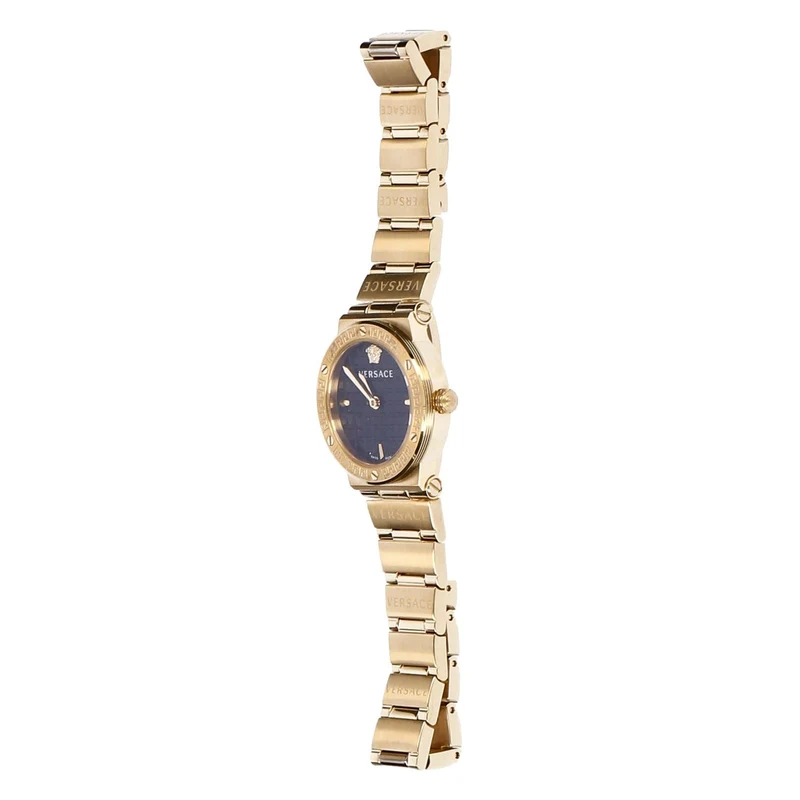 Versace Damen Armbanduhr GRECA Logo Mini goldfarben