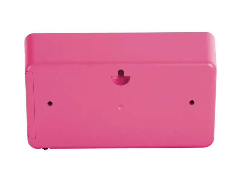 Karlsson Funky Flip KA6042BP Wanduhr Pink • Klappzahlen-Anzeige • Tisch- und Wandmontage