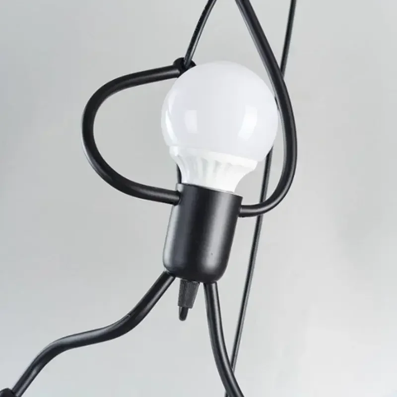 Unieke Wandlamp Klimmende Man — Industrieel Design Sculptuur — Scandinavische Wand Verlichting | Sansoti