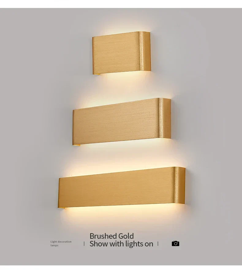 Ultra-dunne design wandlamp APHRODITE — moderne aluminium LED-wandverlichting met acryl kap | Sansoti