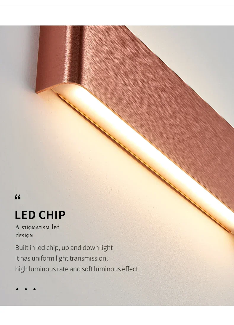 Ultra-dunne design wandlamp APHRODITE — moderne aluminium LED-wandverlichting met acryl kap | Sansoti