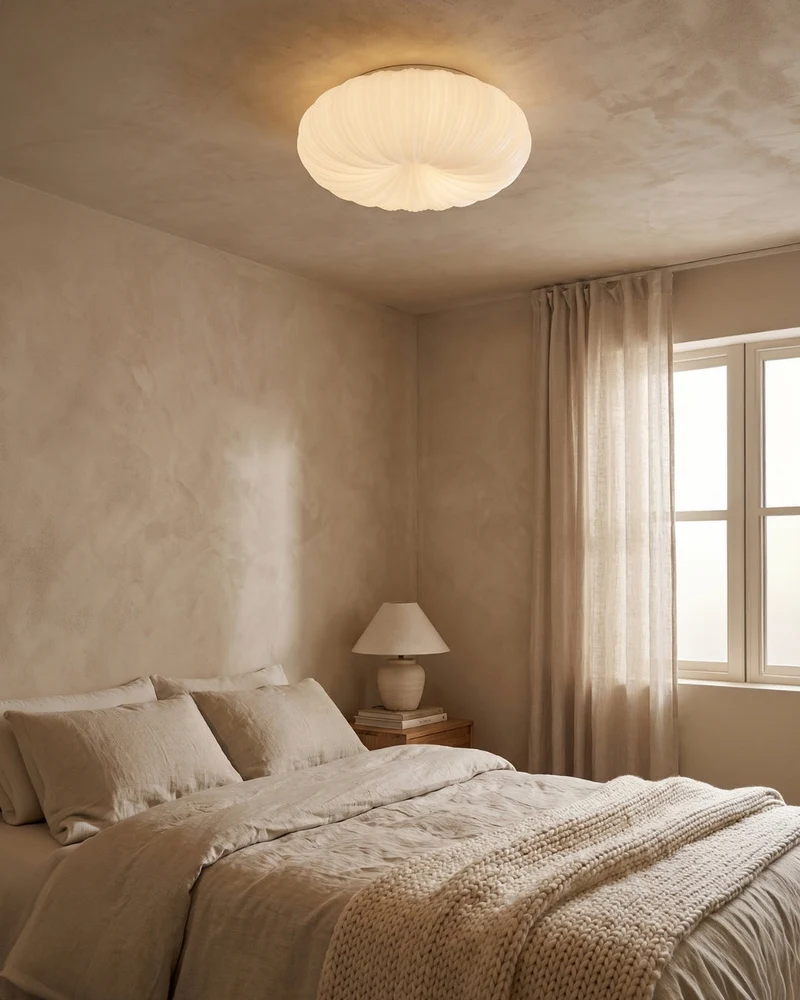 Plafondlamp Iris Scandinavisch Dimbaar Metaal & Acryl met Afstandsbediening voor Moderne Woonruimtes Slaapkamer Eetkamer Sfeerverlichting | Sansoti