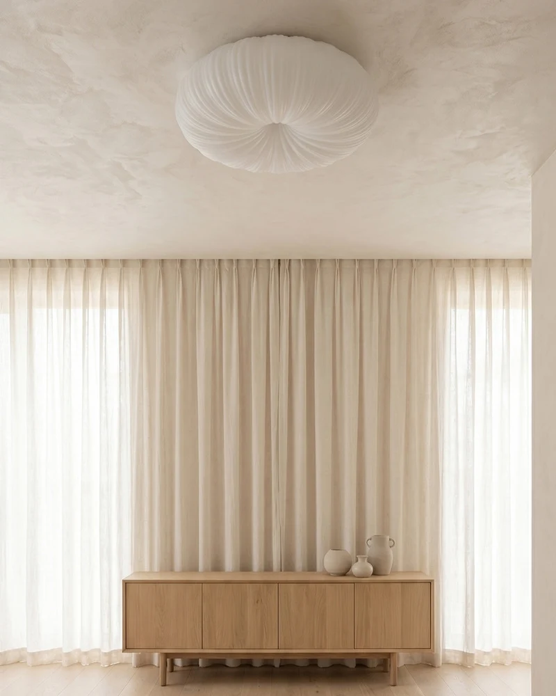 Plafondlamp Iris Scandinavisch Dimbaar Metaal & Acryl met Afstandsbediening voor Moderne Woonruimtes Slaapkamer Eetkamer Sfeerverlichting | Sansoti