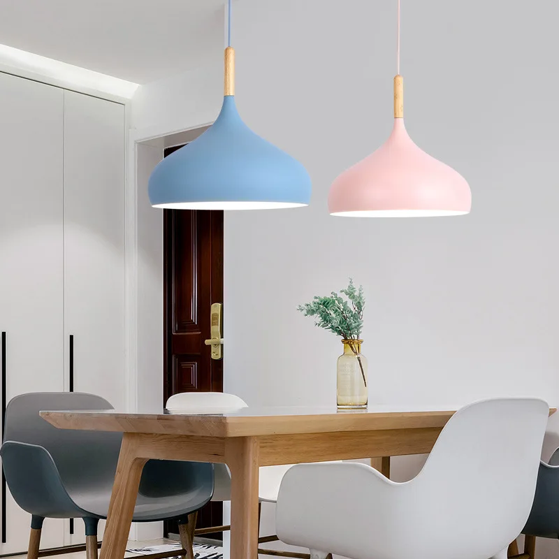 Aluminium hanglamp met E27 fitting in 8 moderne kleuren | Sansoti