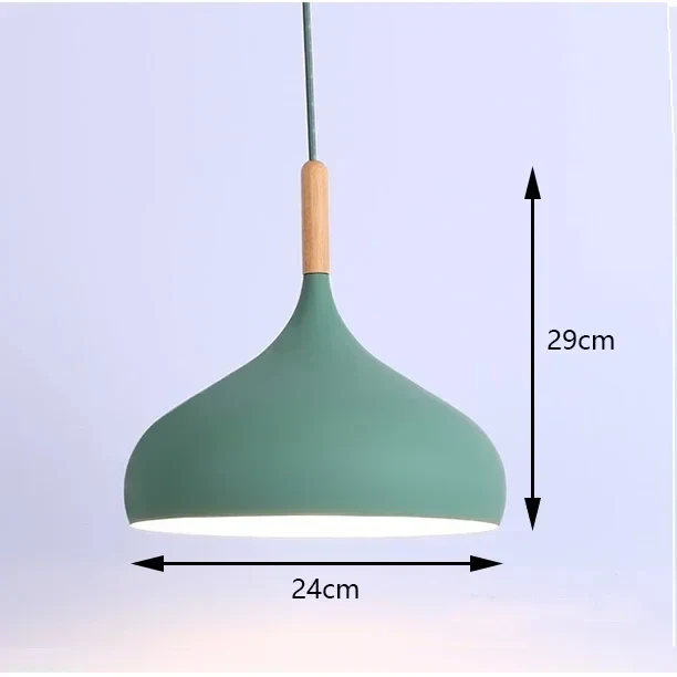 Aluminium hanglamp met E27 fitting in 8 moderne kleuren | Sansoti