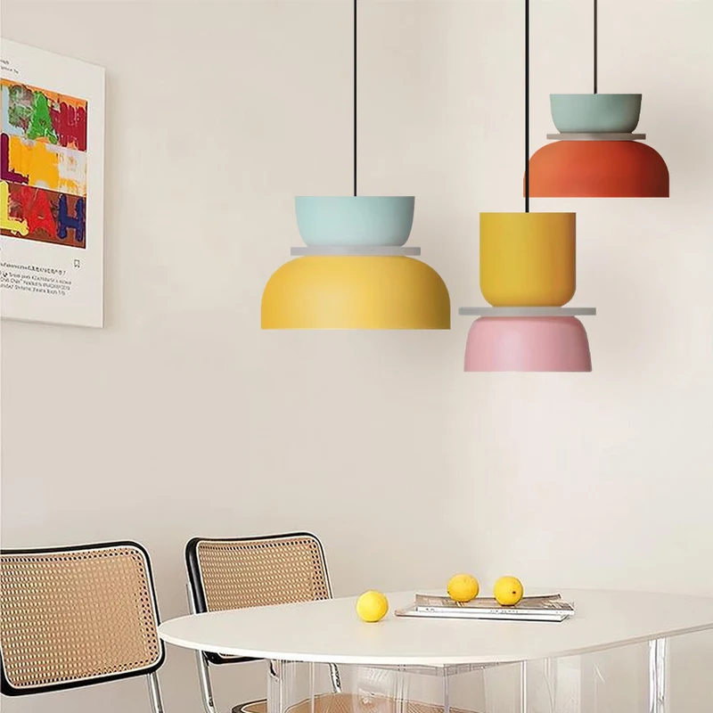 Acryl Hanglamp Nyra Meerkleurig Lampenkap Bolvorm Met E27 Fitting Drie Verlichtingsmodi | Sansoti