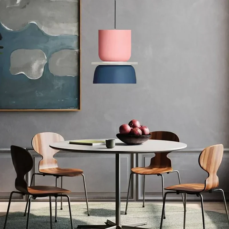 Acryl Hanglamp Nyra Meerkleurig Lampenkap Bolvorm Met E27 Fitting Drie Verlichtingsmodi | Sansoti