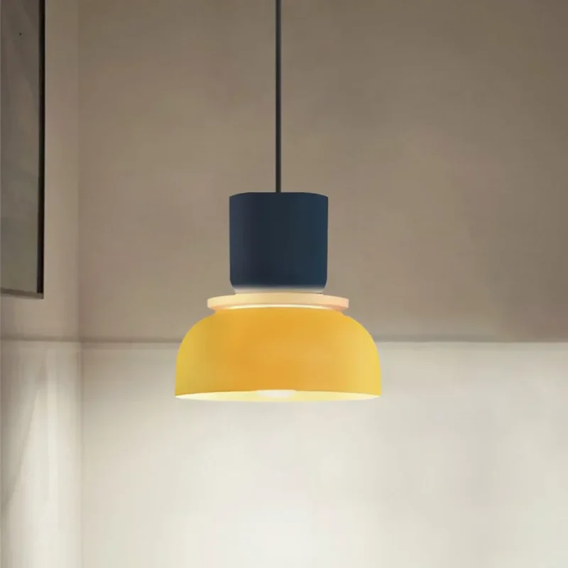 Acryl Hanglamp Nyra Meerkleurig Lampenkap Bolvorm Met E27 Fitting Drie Verlichtingsmodi | Sansoti