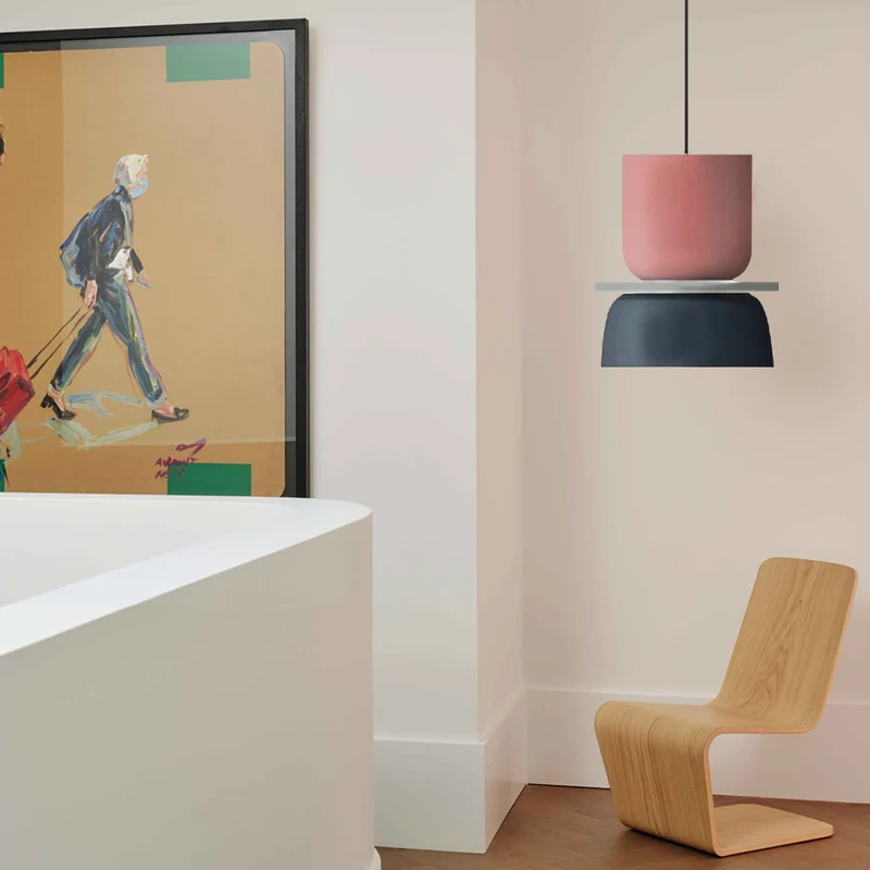 Acryl Hanglamp Nyra Meerkleurig Lampenkap Bolvorm Met E27 Fitting Drie Verlichtingsmodi | Sansoti