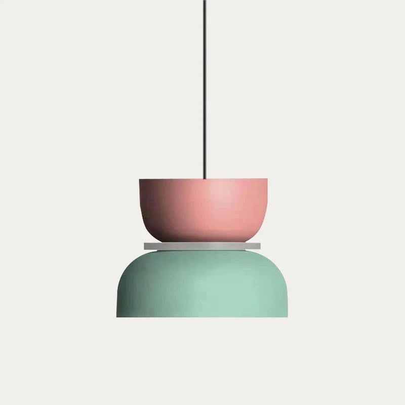 Acryl Hanglamp Nyra Meerkleurig Lampenkap Bolvorm Met E27 Fitting Drie Verlichtingsmodi | Sansoti