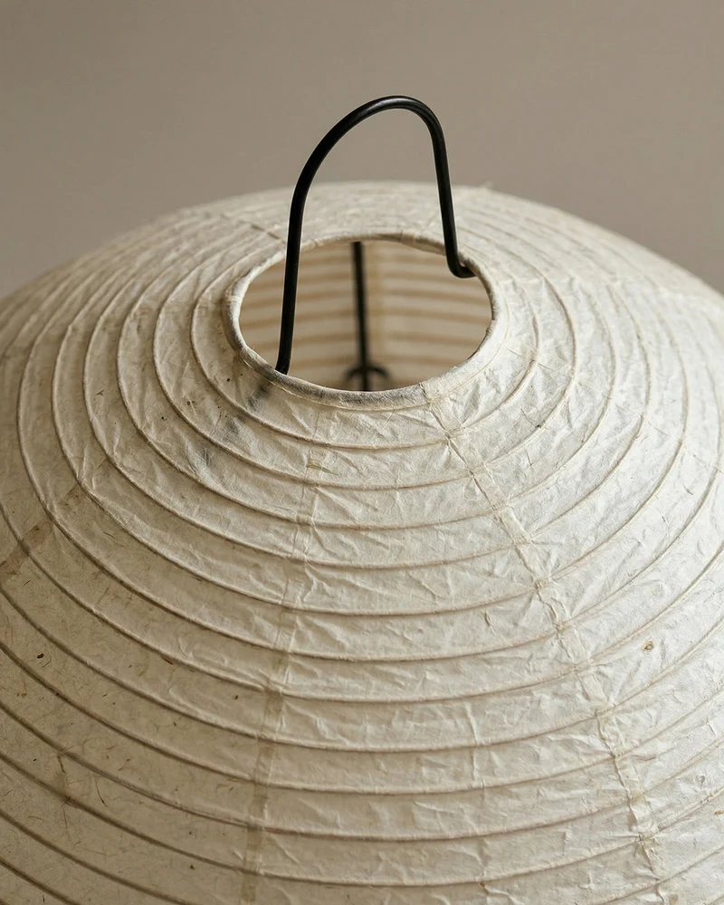 Japanse Tafellamp Sakura met Rijstpapier & Driepoot – Minimalistisch Design Warm Wit Licht – Ø28cm H48cm | Sansoti