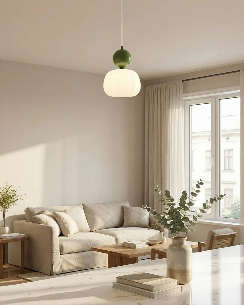 Geometrische Hanglamp Bauhaus Design Metaal Glas E27 – 1 of 3 Lichtpunten Dimbaar Sfeerverlichting | Sansoti