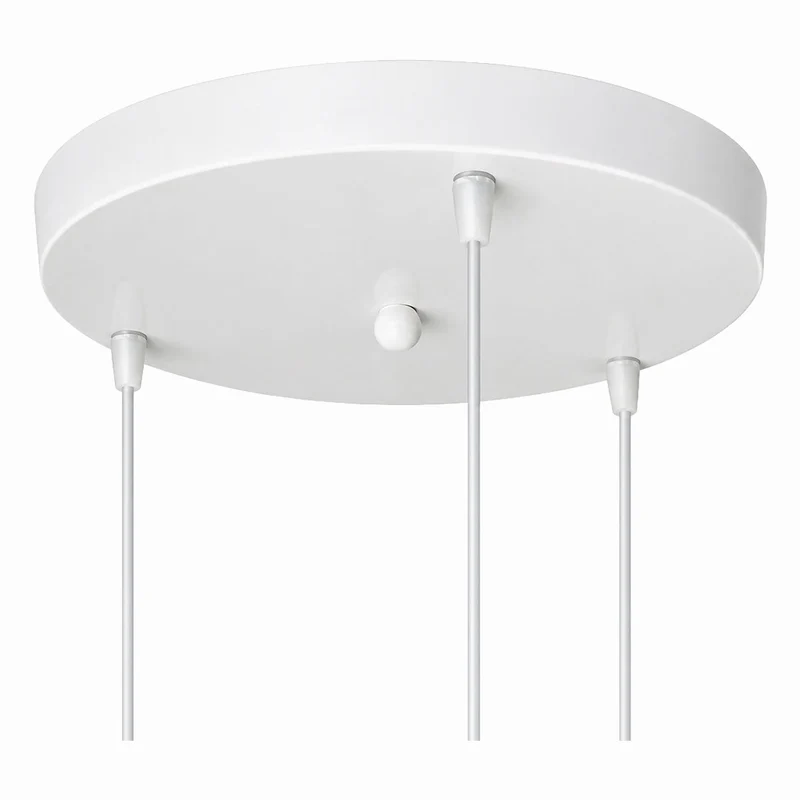 Ronde Plafondkap voor Hanglampen – Gestroomlijnde Basis voor Meerlamps Opstellingen | Sansoti