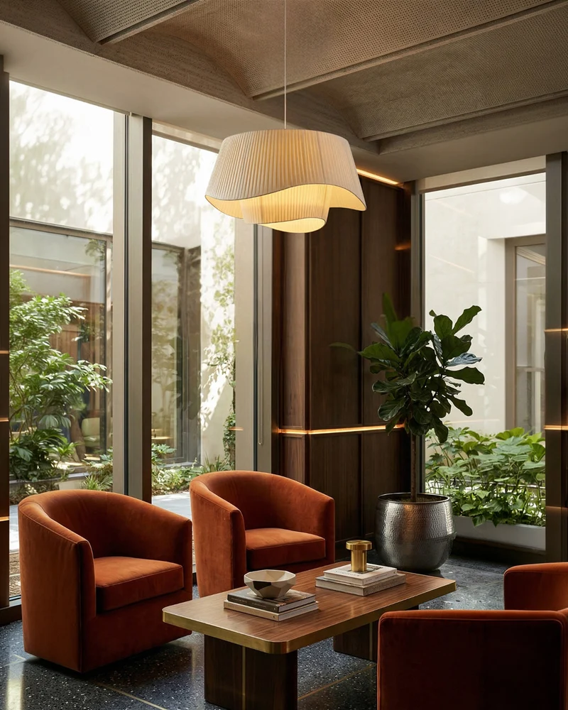 Moderne Tyvek Hanglamp Rond Design Warm Wit Dimbaar Woonkamer Eetkamer Slaapkamer Decoratieve Plafondverlichting | Sansoti