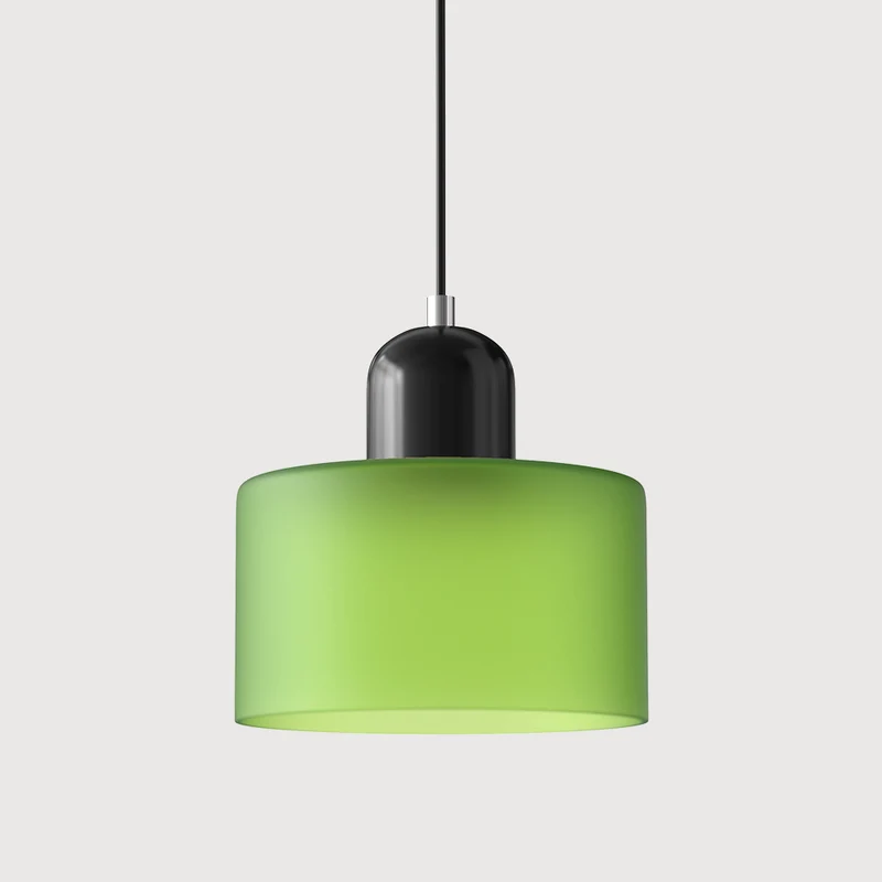 KORA Glazen Hanglamp | Bauhaus-Design Geometrisch Licht | Verstelbaar | E27 | Scandinavisch Interieur Verlichting | Sansoti